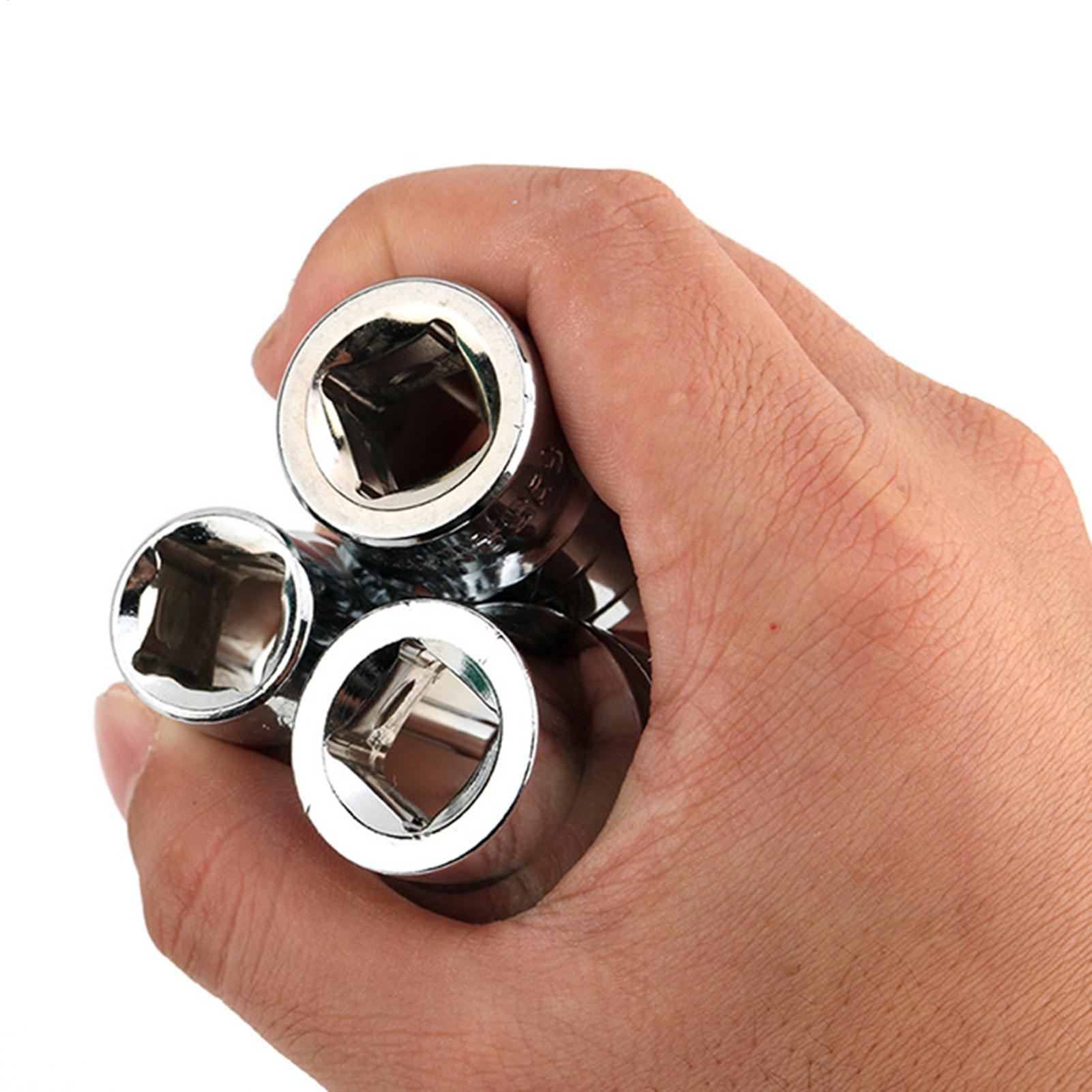 Socket Wrench - Steckschlüsselsatz, universelles, multifunktionales, tragbares Werkzeug, Auto-Reparatur-Mechaniker-Werkzeugset