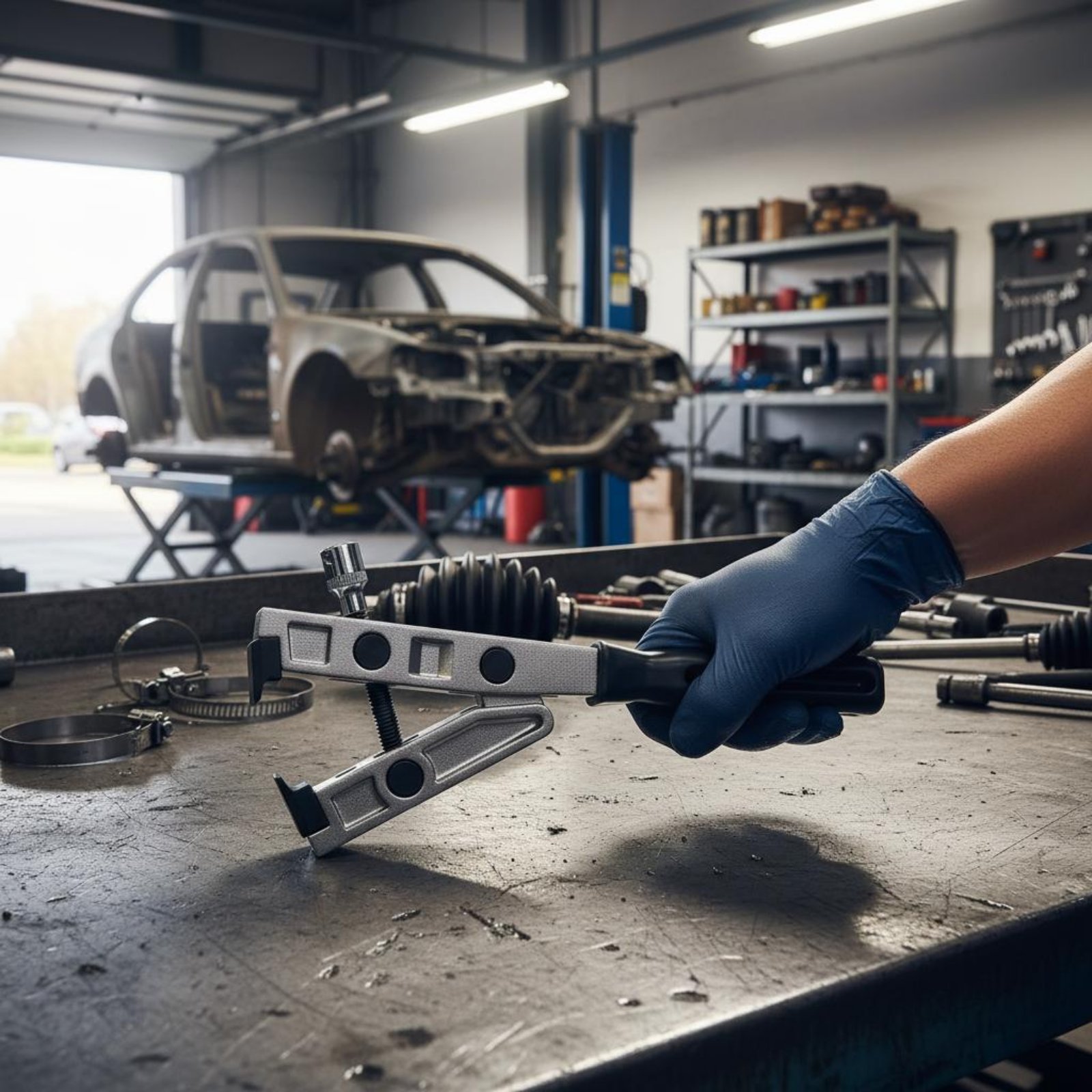 Pliers - CV-Gelenk-Klemmzange mit Verstellbarer Öffnung, Achsmanschetten-Bandierungswerkzeug, Hochtemperaturbeständig