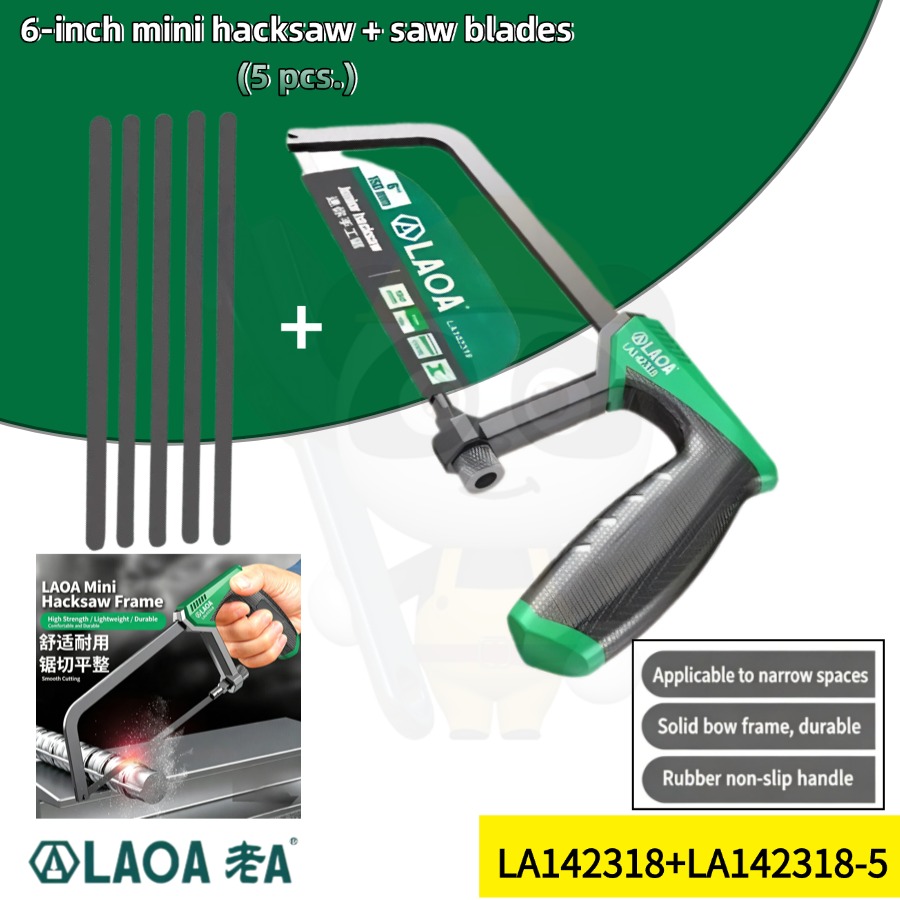 LAOA 6-Zoll-Mini-Handsäge mit  – Hacksaw Bewertung und Preis